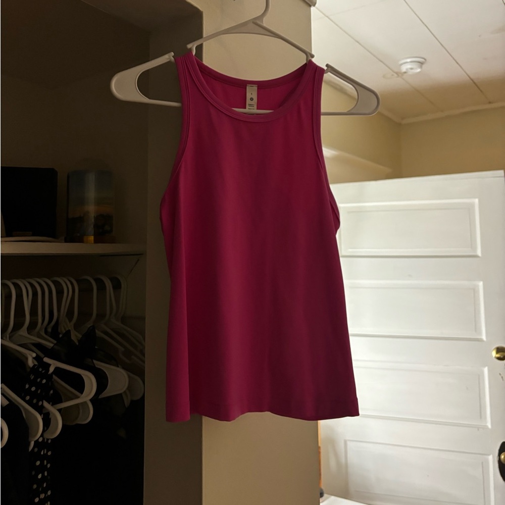 Lulu lemon pink tank top